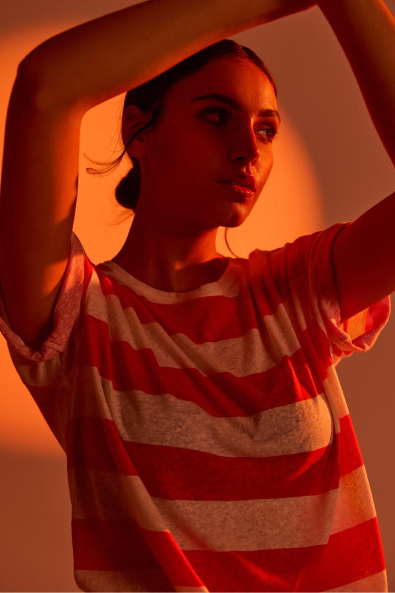 T-shirt raye COSTELY