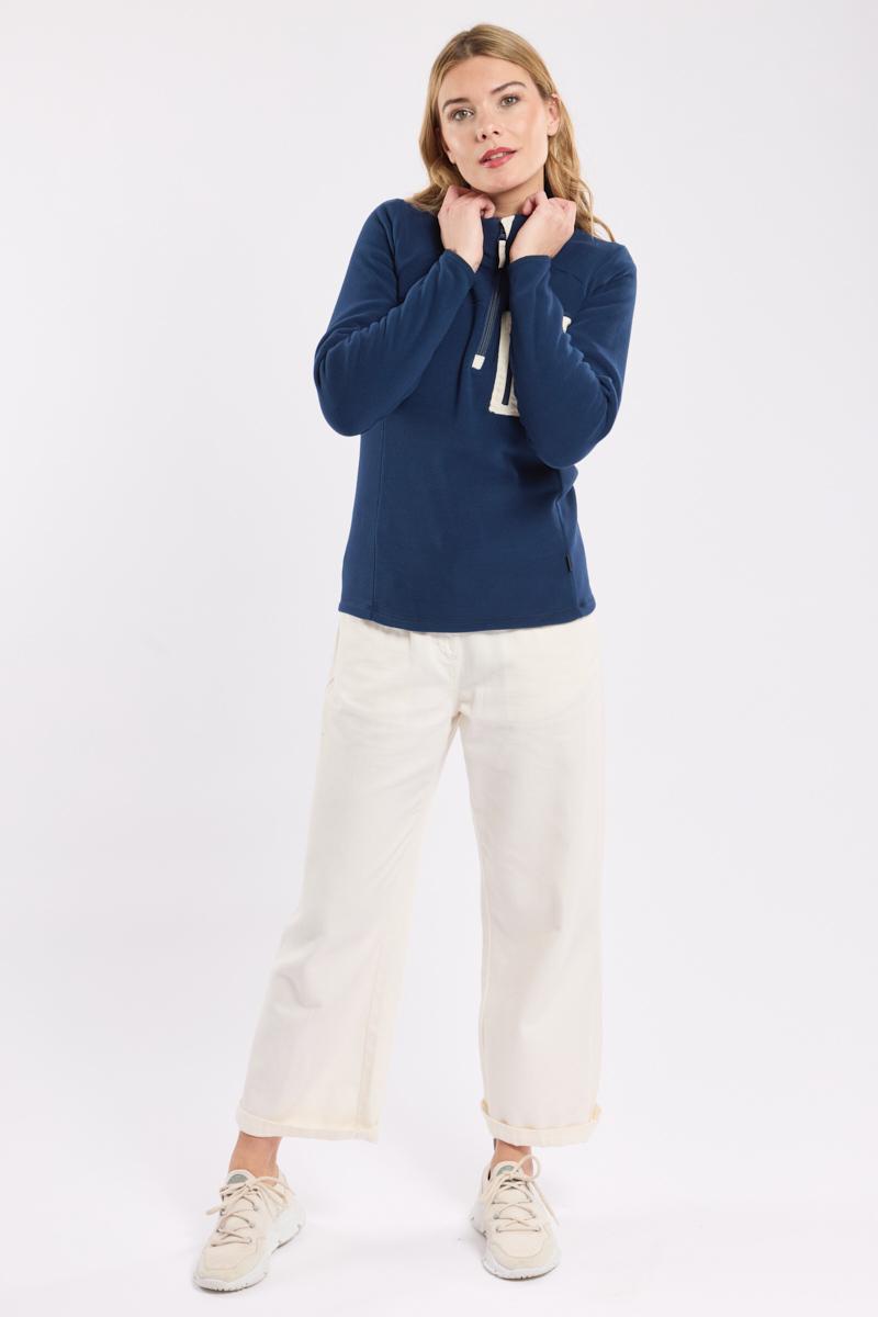 Sweat polaire zippe MOLENE - Micropolaire Polartec 