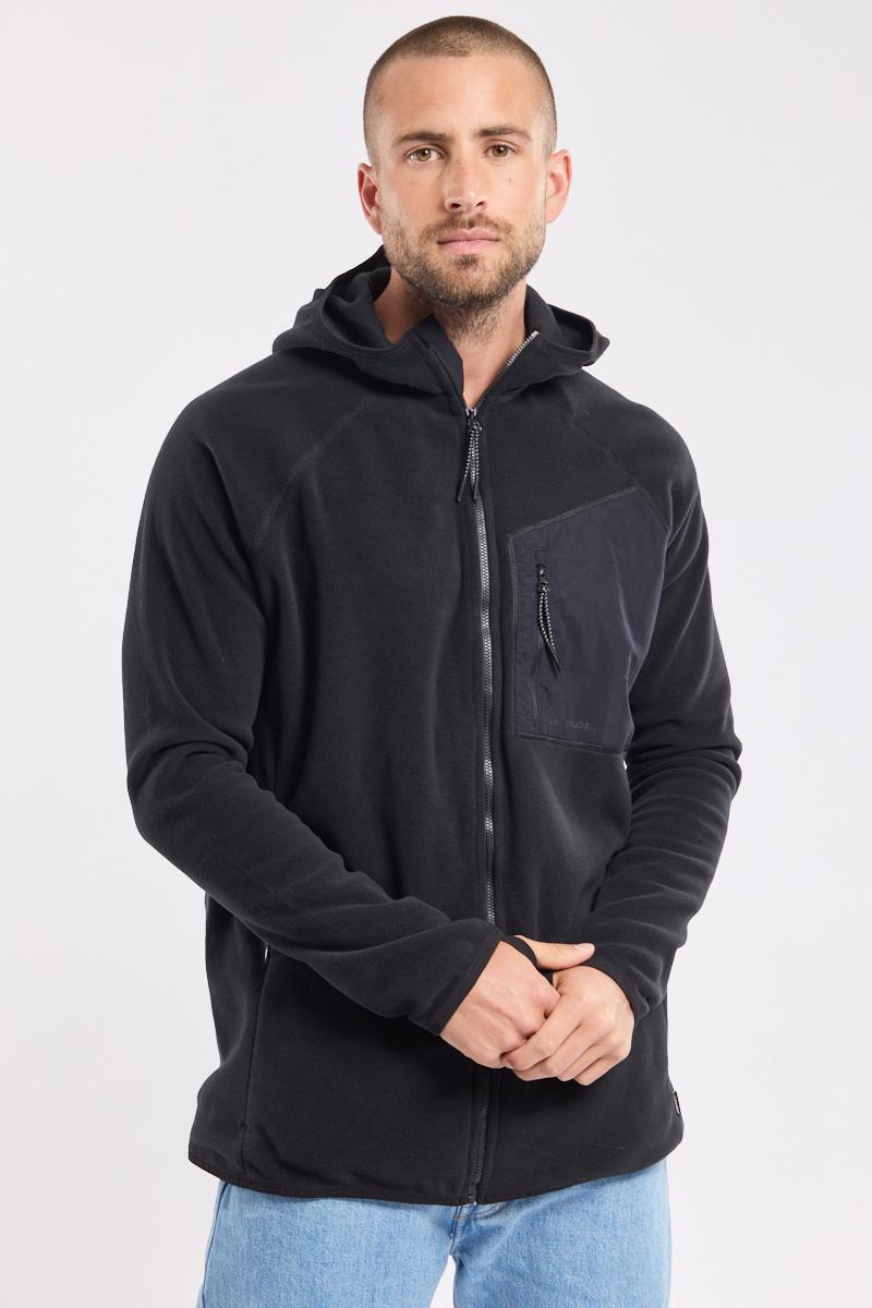 Veste polaire a capuche PLOUHA - Micropolaire Polartec 