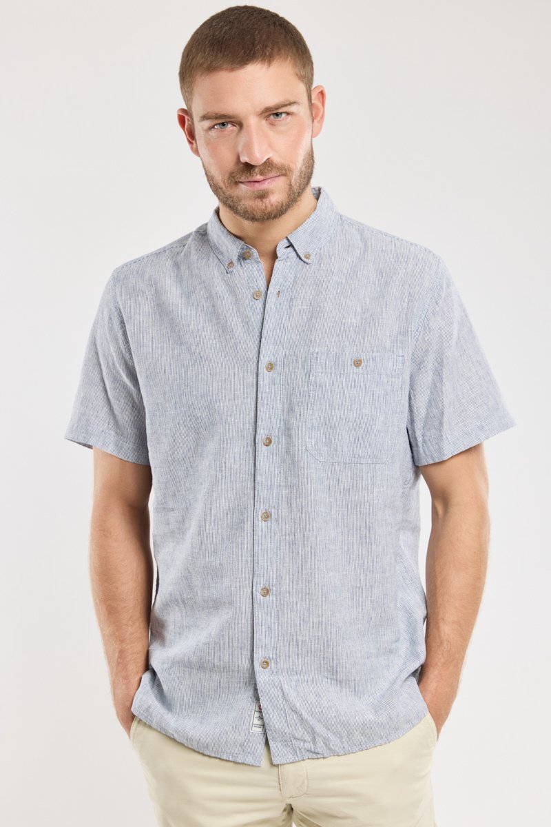 Chemise ELINECO - lin et coton